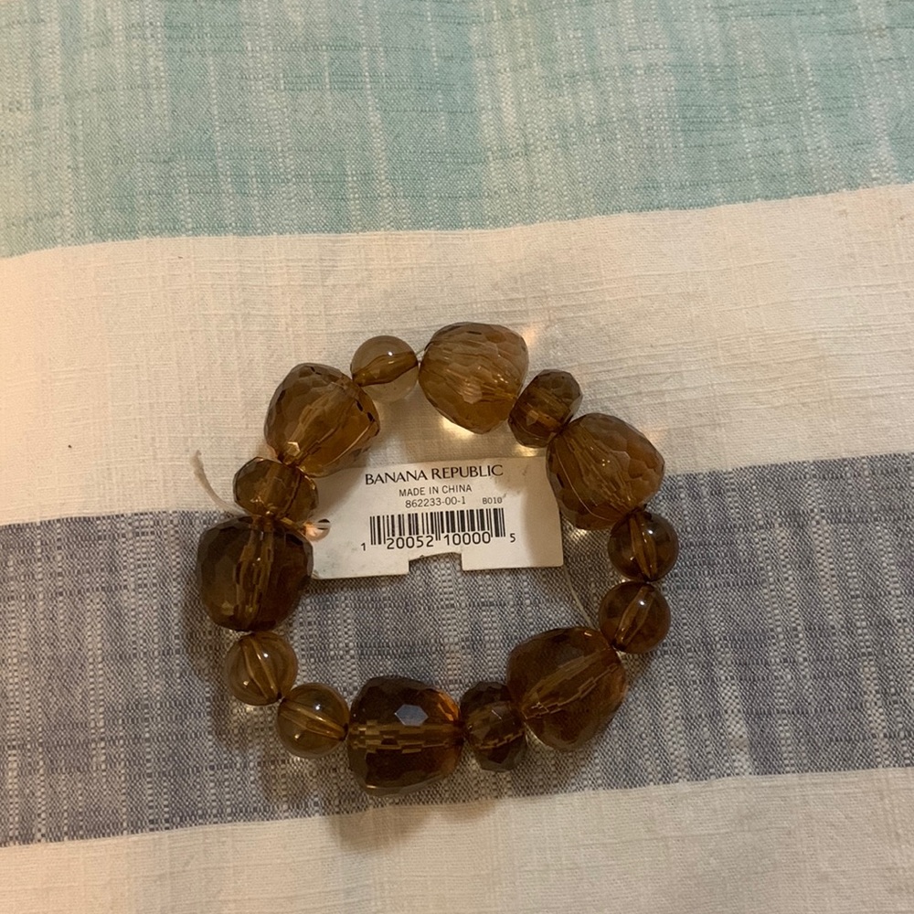 Brown beaded Banana Republic bracelet